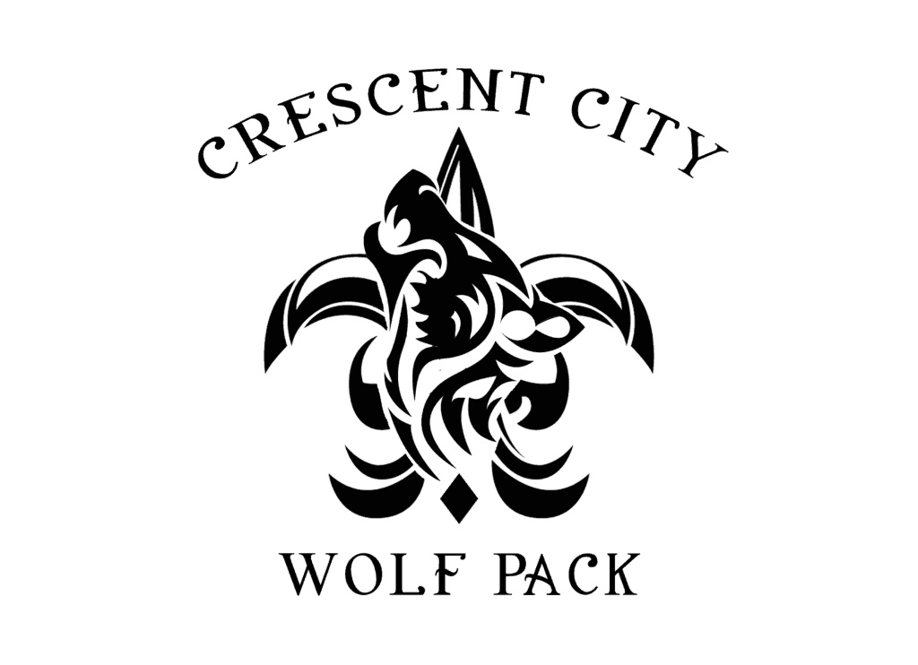 Crescent City Wolf Pack Logo